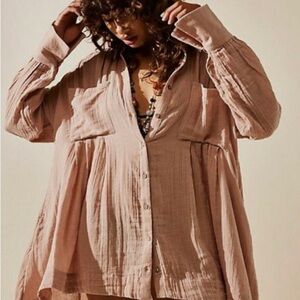 Free People The Voyager Shirt Dress